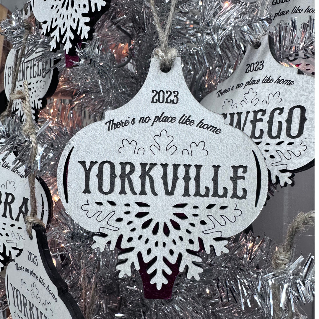 2023 There's No Place Like Home CUSTOM City Ornament