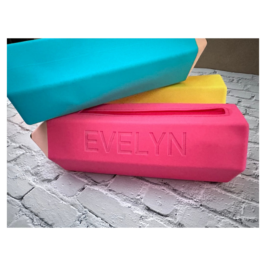 Personalized Silicone Pencil Case