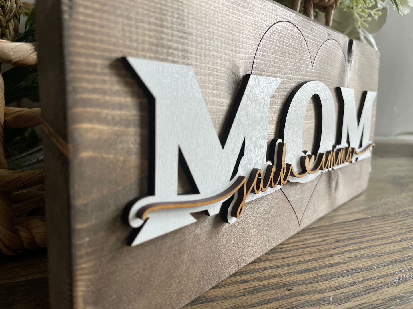 MOM, GRANDMA, NANA, LOLA, Sign