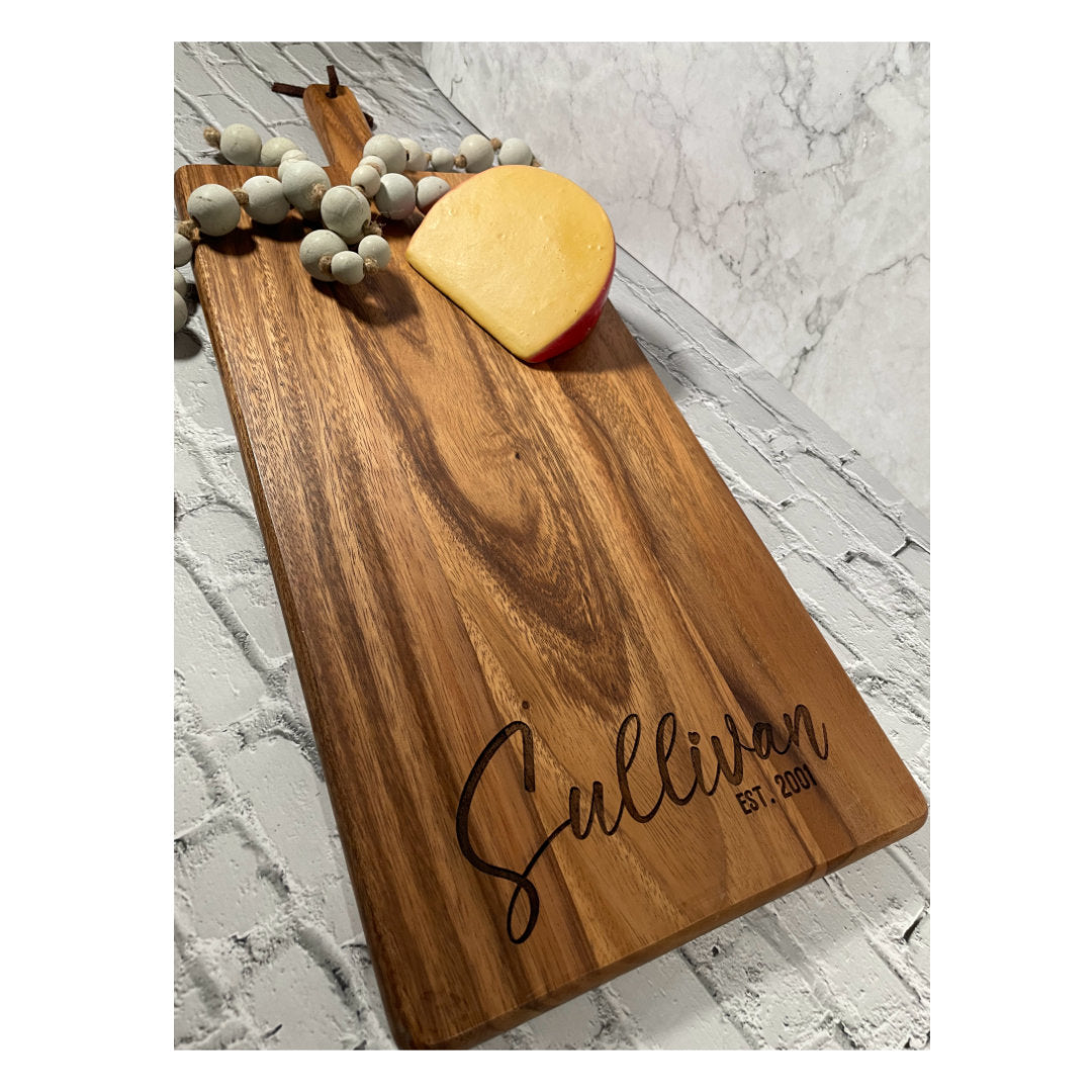 Personalized-Name Serving Board