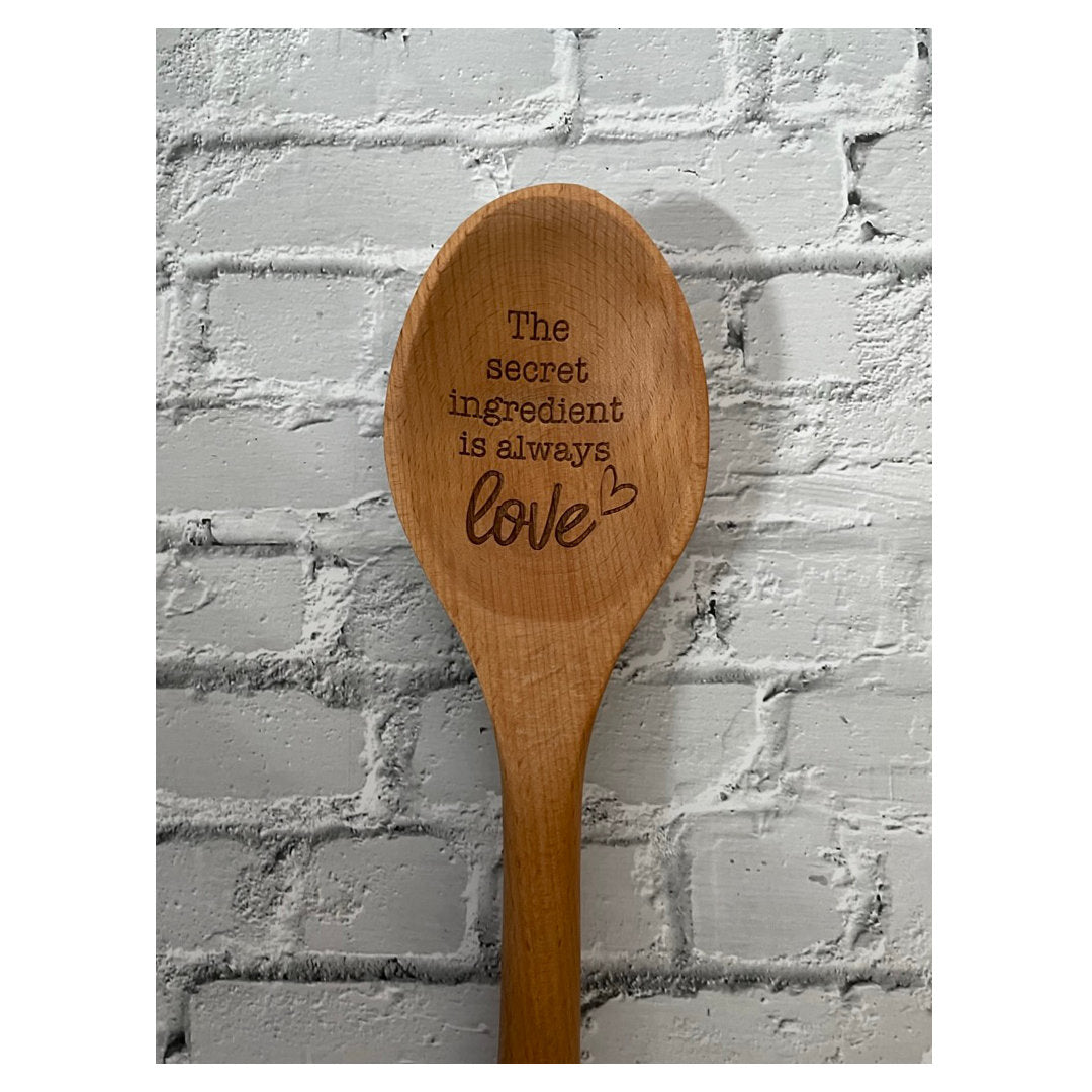 Engraved Mixing Spoons