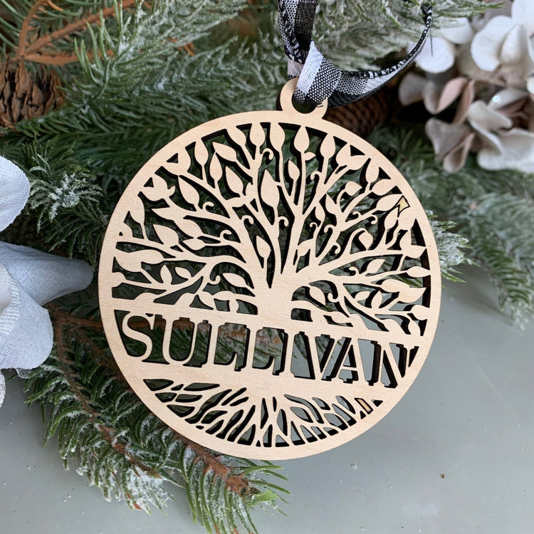 Custom City Holiday Snowflake Ornament