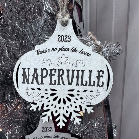 2023 There's No Place Like Home CUSTOM City Ornament