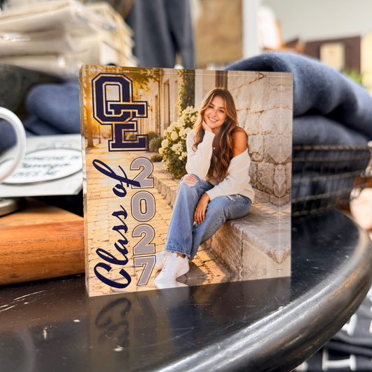 Oswego or Oswego East Graduate Acrylic Floating Photo Block