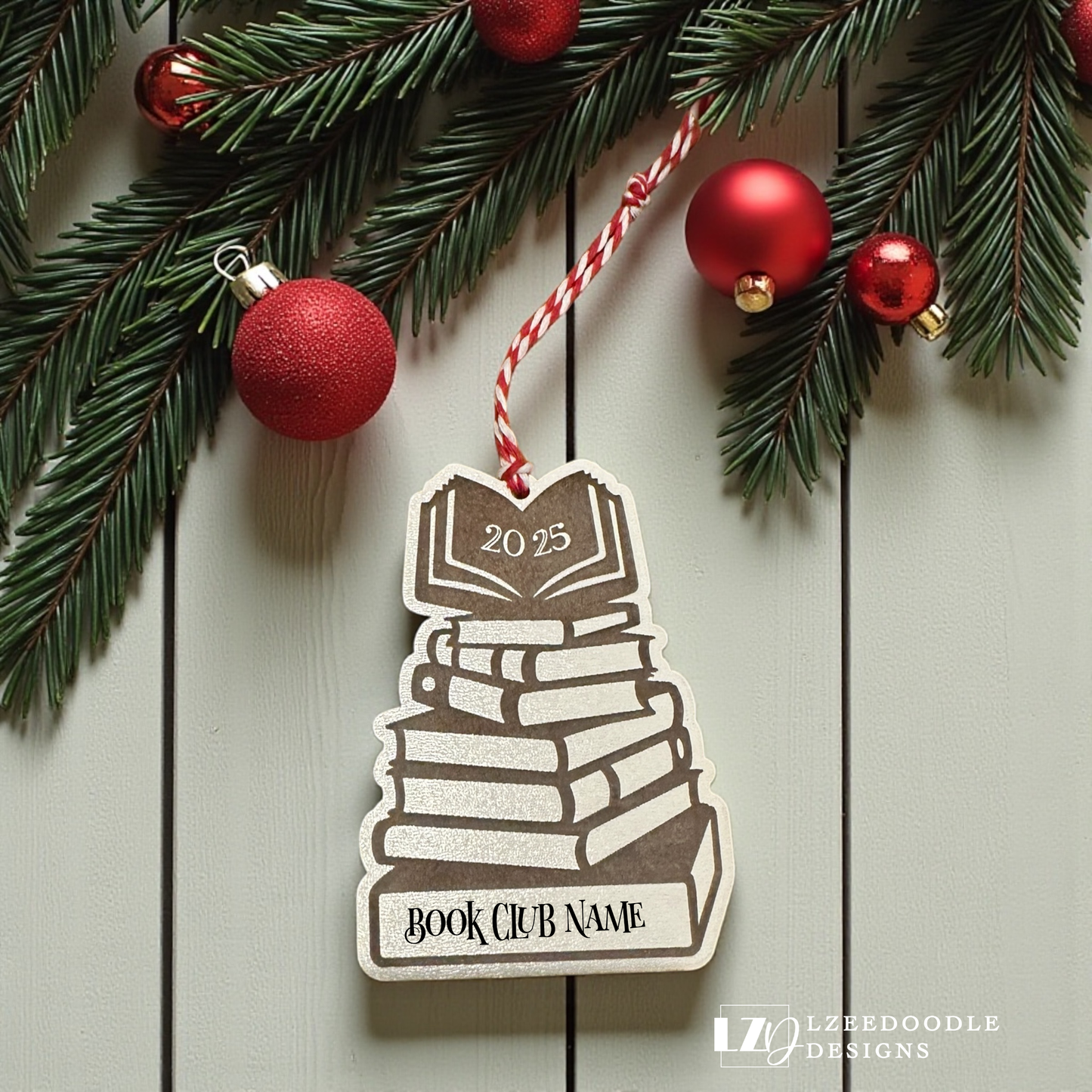 Book Club Ornament