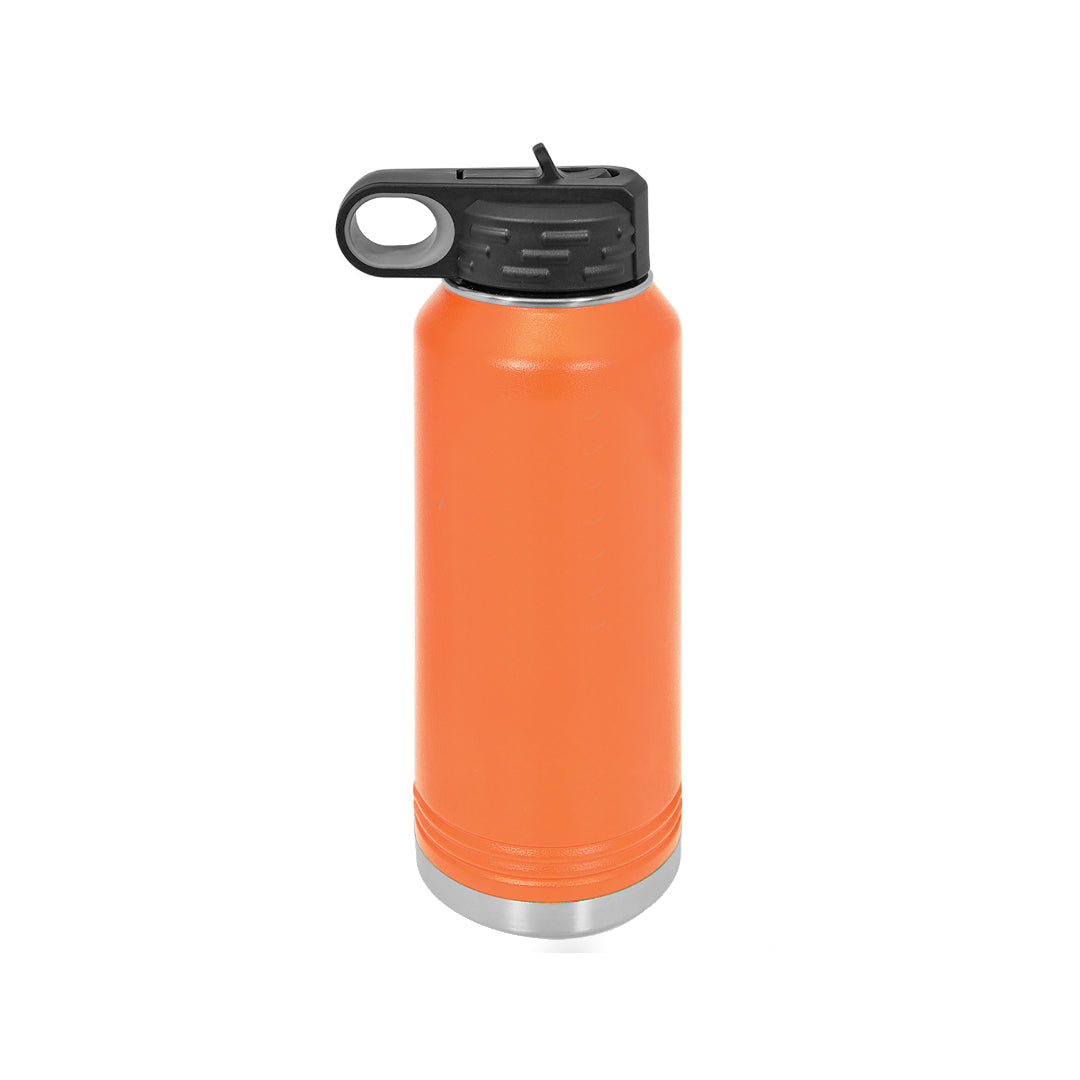 Personalized Football or Cheer 32oz Engraved Stainless Steel Water bottle
