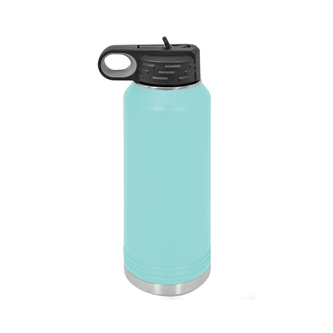 Personalized Football or Cheer 32oz Engraved Stainless Steel Water bottle