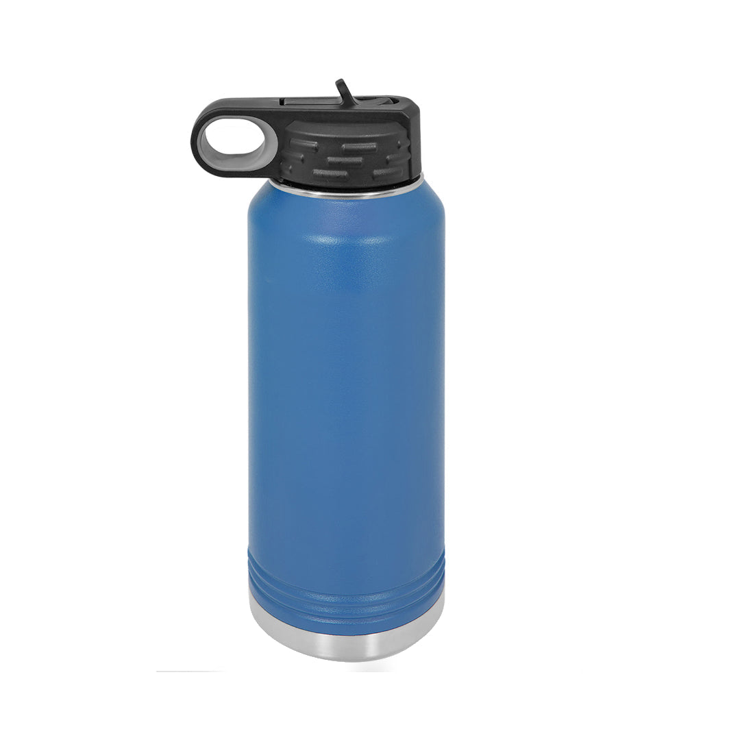 Personalized Football or Cheer 32oz Engraved Stainless Steel Water bottle
