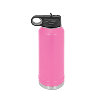 Stainless Steel Water bottle 32oz Engraved Football or Cheer