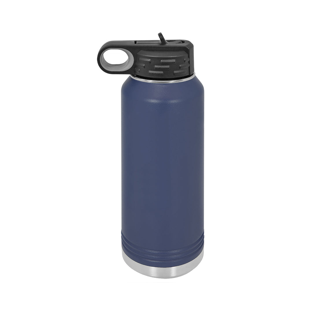 Personalized Football or Cheer 32oz Engraved Stainless Steel Water bottle