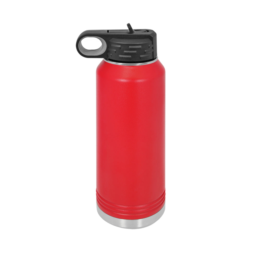 Personalized Football or Cheer 32oz Engraved Stainless Steel Water bottle