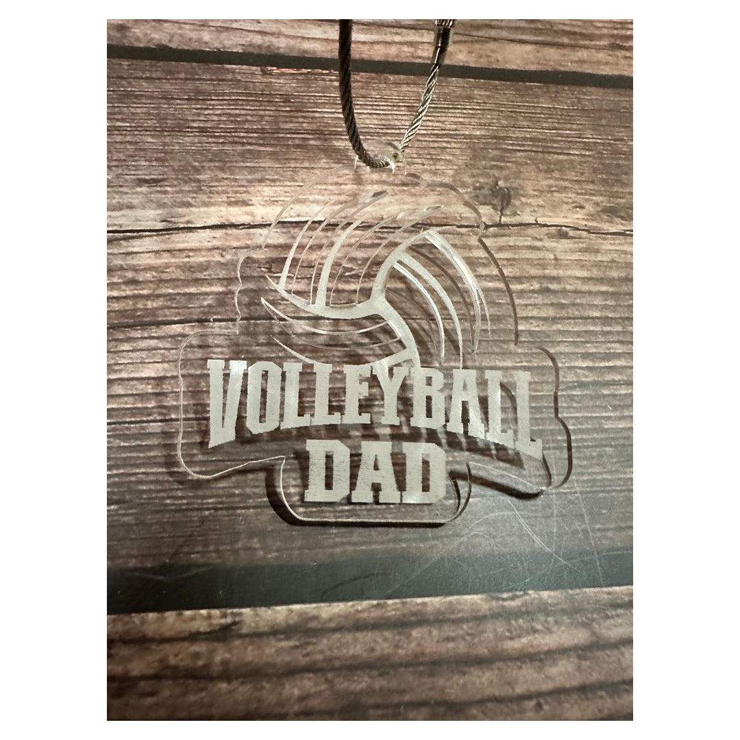 Volleyball Bag Tag-MOM, DAD, IS LIFE