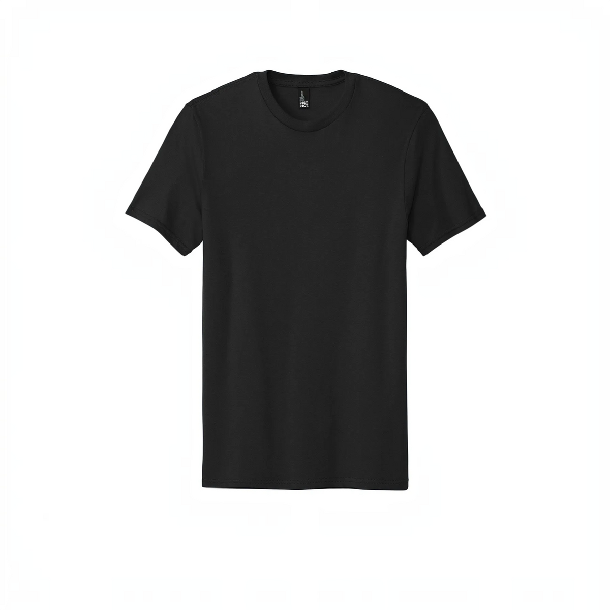 LZeeDoodle Designs classic black crew neck short sleeve t-shirt in a breathable, lightweight fabric blend.