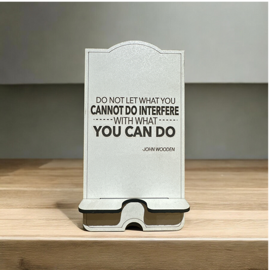 Motivational Phone Holder Stand