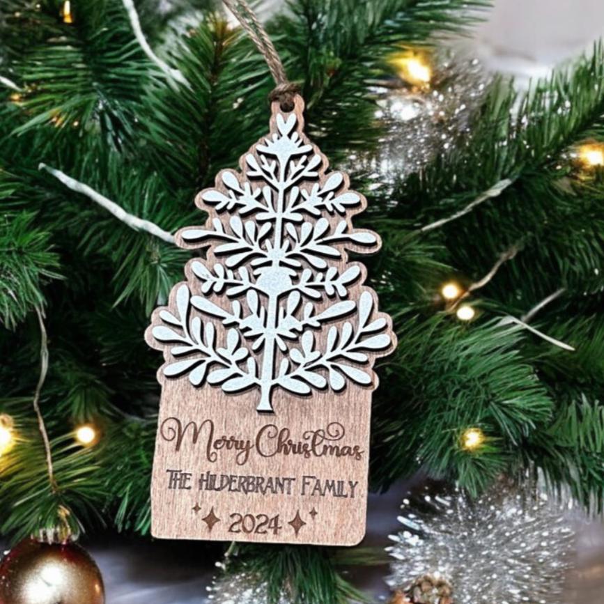 Personalized Holiday Tree Ornament