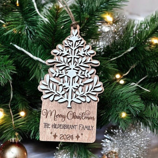 Personalized Holiday Tree Ornament