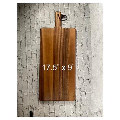 Engraved Handwritten Recipe Serving Board