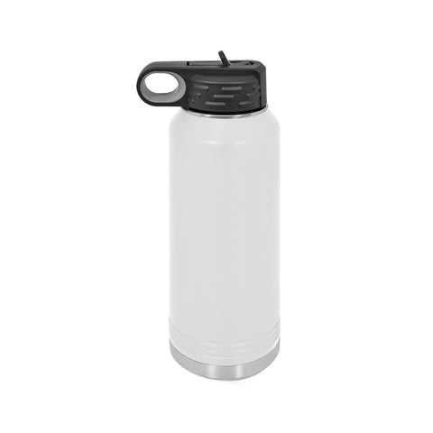 32oz Personalized Engraved Stainless Steel Water bottle - NAME ONLY