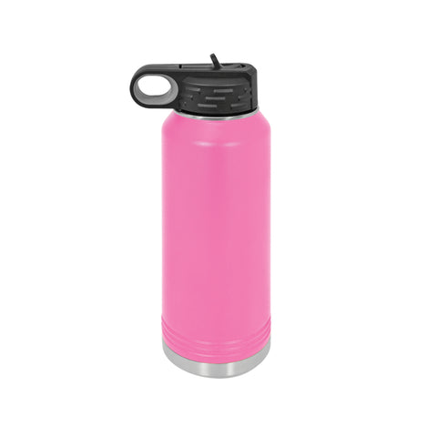 32oz Personalized Engraved Stainless Steel Water bottle - NAME ONLY