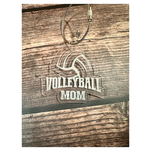 Volleyball Bag Tag-MOM, DAD, IS LIFE