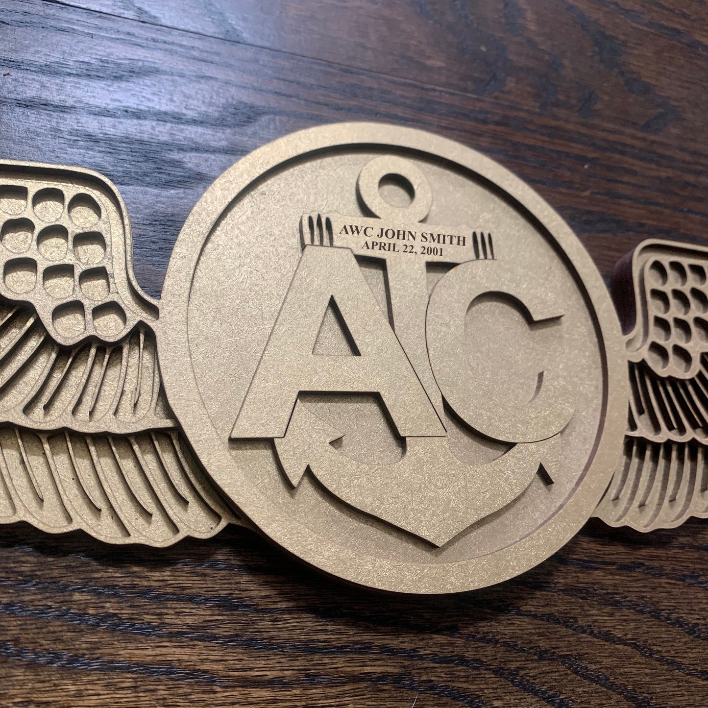 Naval Aircrew Gold Wings  | Personalized | Non-Personalized | Aircrew Gift | Retirement Gift