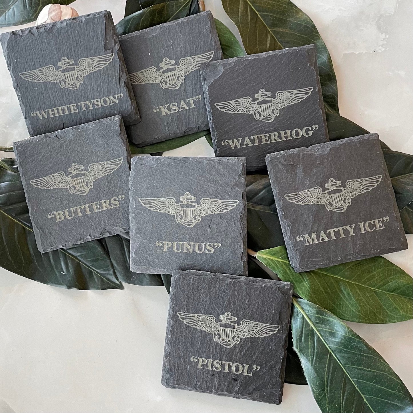 Naval/Marine Aviator Wings Coaster