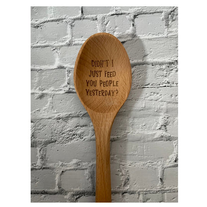Engraved Mixing Spoons