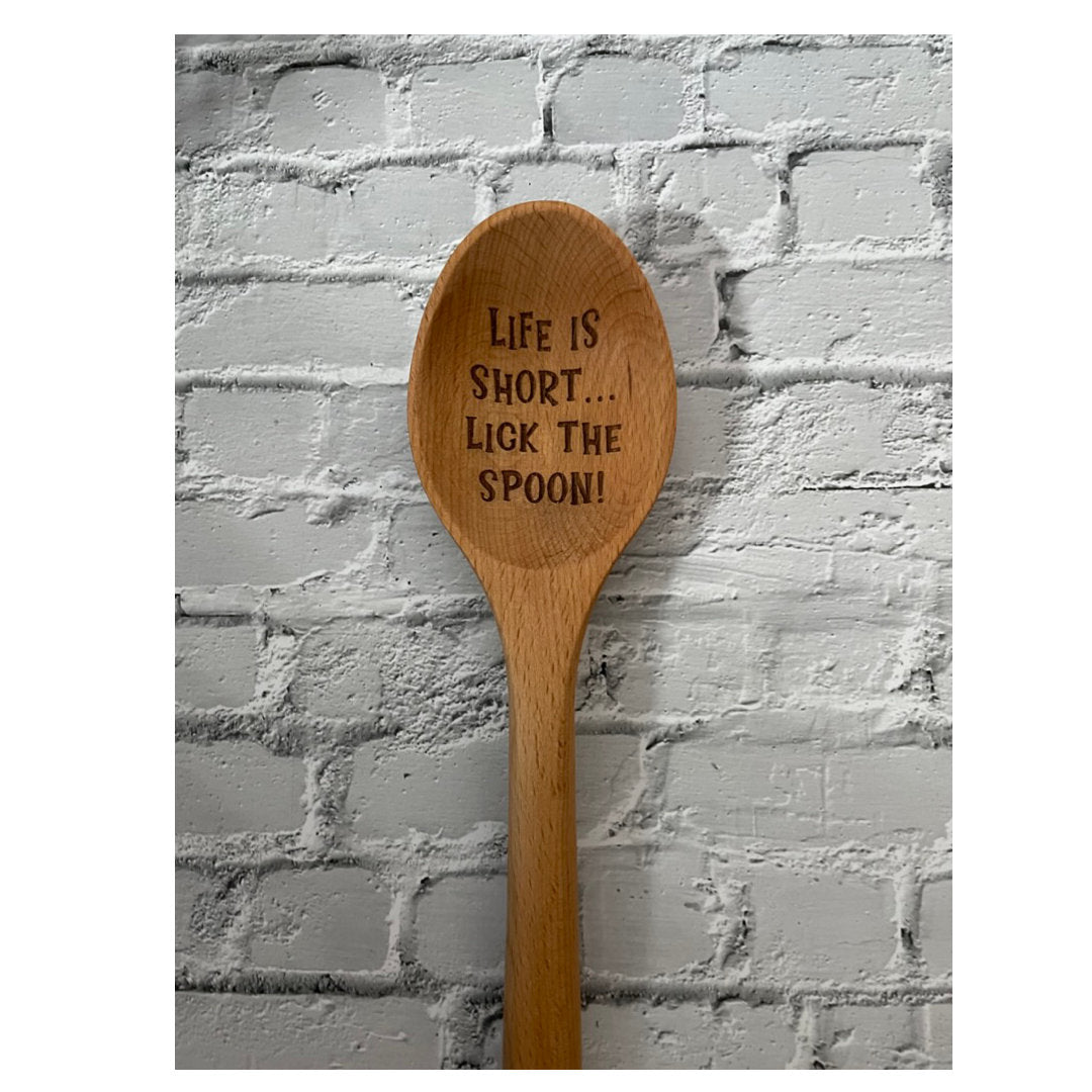 Engraved Mixing Spoons