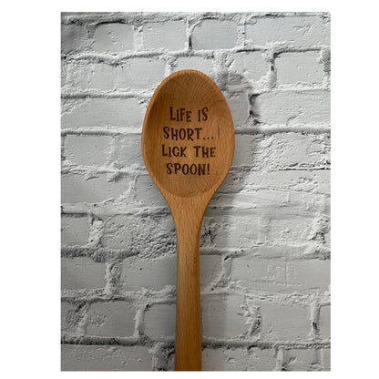 Engraved Mixing Spoons