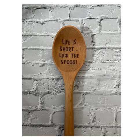 Engraved Mixing Spoons